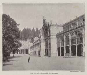 The Grand Colonnade, Marienbad by English Photographer