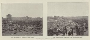 The Great Fire at Yokohama by English Photographer