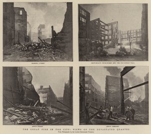 The Great Fire in the City, Views of the Devastated Quarter