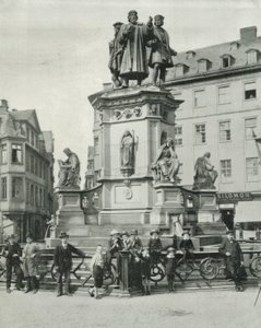 The Gutenberg Monument, Frankfort by English Photographer