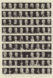 The Home Rule Bill in the Lords, Some Members of the Upper House, III by English Photographer