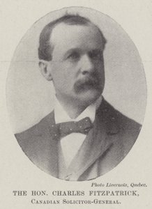 The Honourable Charles Fitzpatrick, Canadian Solicitor-General by English Photographer