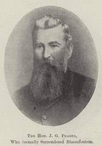 The Honourable J G Fraser, who formally surrendered Bloemfontein by English Photographer