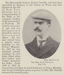 The Honourable S. R. Greville, New CB by English Photographer