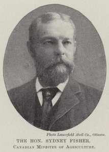The Honourable Sydney Fisher, Canadian Minister of Agriculture by English Photographer