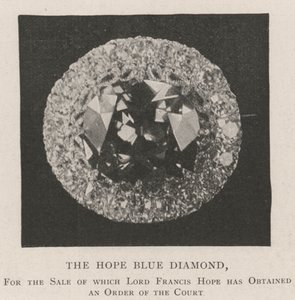 The Hope Blue Diamond by English Photographer
