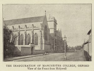 The Inauguration of Manchester College, Oxford by English Photographer