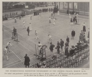 The International Badminton Tournament at the Crystal Palace, 19-20 March