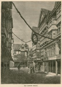 The International Health Exhibition at South Kensington: All-Hallows Staining and Butchers Row by English Photographer