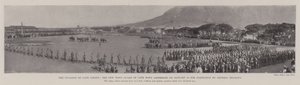 The Invasion of Cape Colony, the New Town Guard of Cape Town assembled on 12 January for Inspection by General Brabant by English Photographer