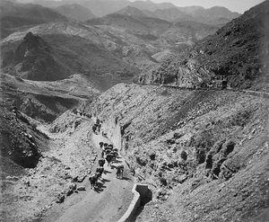 The Khyber Pass, North West Frontier of India by English Photographer