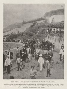 The King and Queen of Portugal visiting Madeira by English Photographer