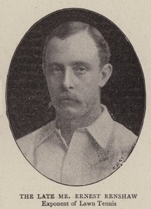 The Late Mr. Ernest Renshaw by English Photographer