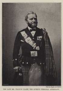 The Late Mr. Francis Clark, the Queen