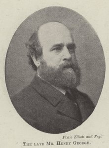 The Late Mr. Henry George by English Photographer