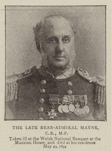 The Late Rear-Admiral Mayne, CB, MP