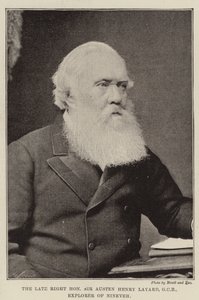 The Late Right Honourable Sir Austen Henry Layard, GCB, Explorer of Nineveh by English Photographer