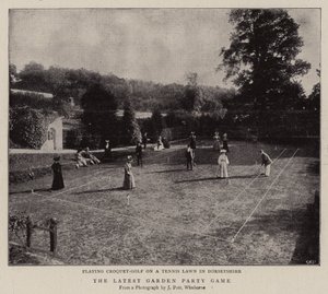 The Latest Garden Party Game by English Photographer