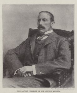 The Latest Portrait of Sir Alfred Milner by English Photographer