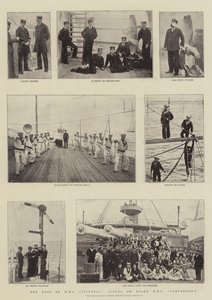 The Loss of HMS Victoria, Scenes on Board HMS Camperdown