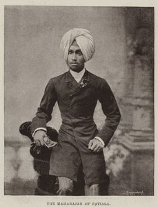 The Maharajah of Patiala by English Photographer