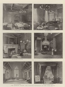 The Mansion House, the Official Residence of the Lord Mayor by English Photographer
