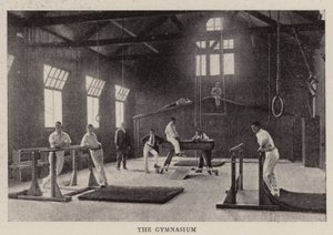 The New Buildings of Kings College School at Wimbledon Common, the Gymnasium by English Photographer