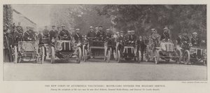 The New Corps of Automobile Volunteers, Motor-Cars offered for Military Service by English Photographer