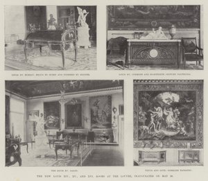 The New Louis XIV, XV and XVI Rooms at the Louvre, inaugurated on 20 May by English Photographer