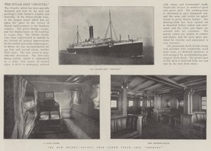 The New Orient-Pacific Twin-Screw Steam-Ship Orontes by English Photographer