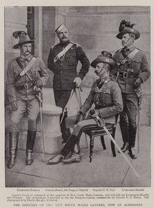 The Officers of the New South Wales Lancers, now at Aldershot