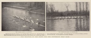 The Practice of the Crews for the University Boat Race
