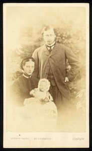 The Prince and Princess of Wales and Prince Albert Victor
