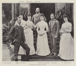The Prince of Wales and Family by English Photographer