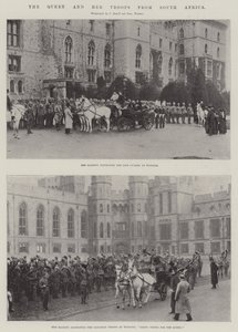 The Queen and her Troops from South Africa by English Photographer