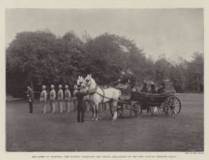 The Queen at Balmoral, Her Majesty inspecting the Yoruba Detachment of the West African Frontier Force