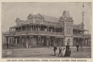 The Rand Club, Johannesburg, Where Uitlander Leaders Were Arrested by English Photographer