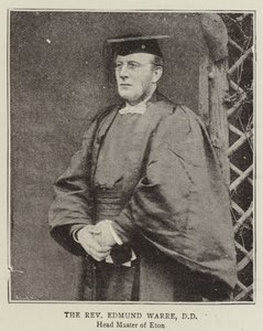 The Reverend Edmund Warre, DD by English Photographer