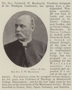 The Reverend F W Macdonald