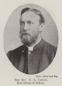 The Reverend G A Lefroy, New Bishop of Lahore by English Photographer