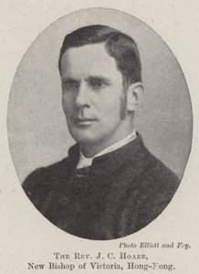 The Reverend J. C. Hoare, New Bishop of Victoria, Hong Kong by English Photographer