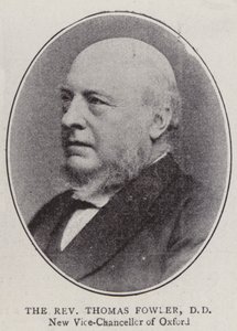 The Reverend Thomas Fowler, DD