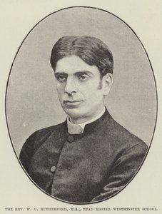 The Reverend W G Rutherford, MA, Head Master Westminster School by English Photographer