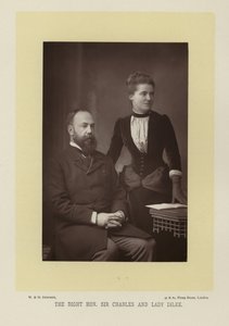 The Right Hon. Sir Charles and Lady Dilke by English Photographer