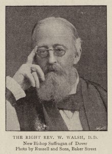 The Right Reverend W Walsh, DD by English Photographer