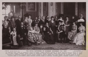 The Royal Gathering at Windsor, November 17th, 1907 by English Photographer