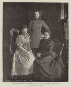The Royal Marriage at Berlin, the Empress Frederick and Prince and Princess Frederick Charles of Hesse by English Photographer