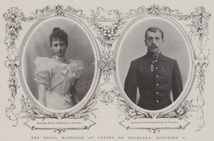 The Royal Marriage at Cannes on Thursday, 8 November by English Photographer