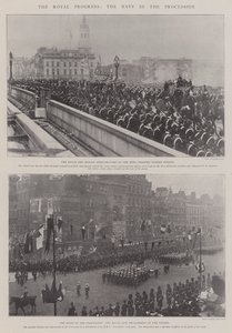 The Royal Progress, the Navy in the Procession by English Photographer