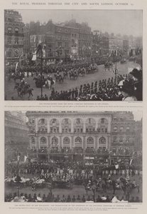 The Royal Progress through the City and South London, 25 October